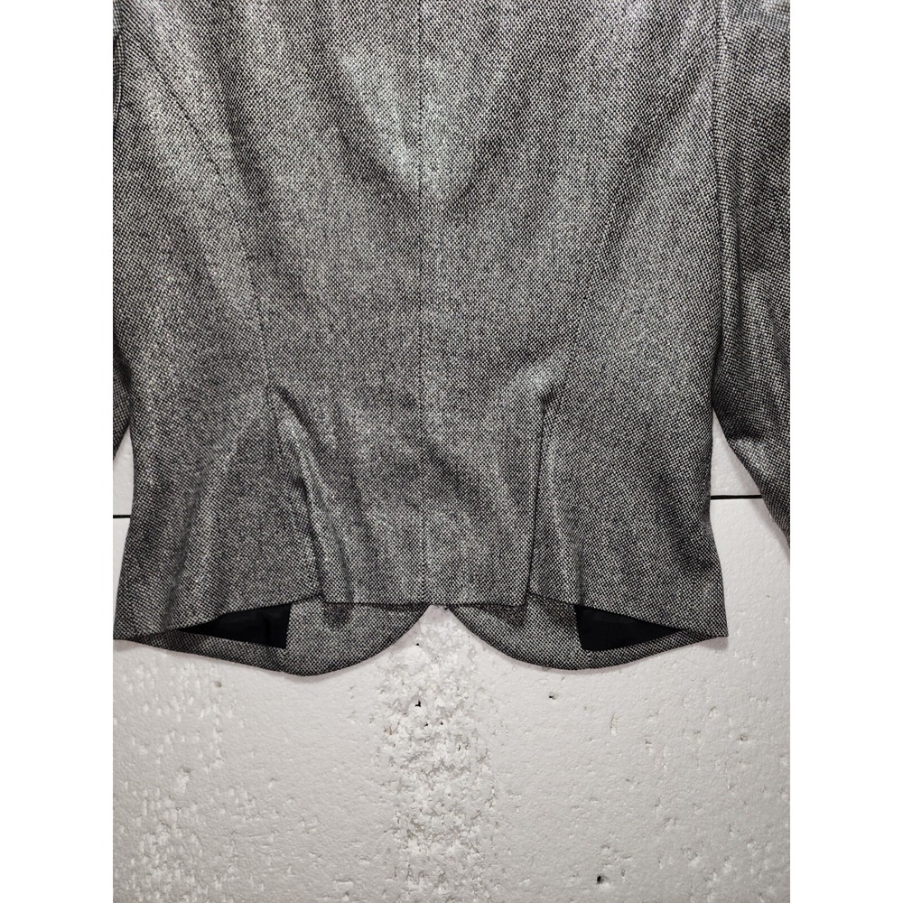 Ann Klein Suit Womens Size 12 Gray Two Button Jacket Blazer Work Career Formal - Picture 7 of 14